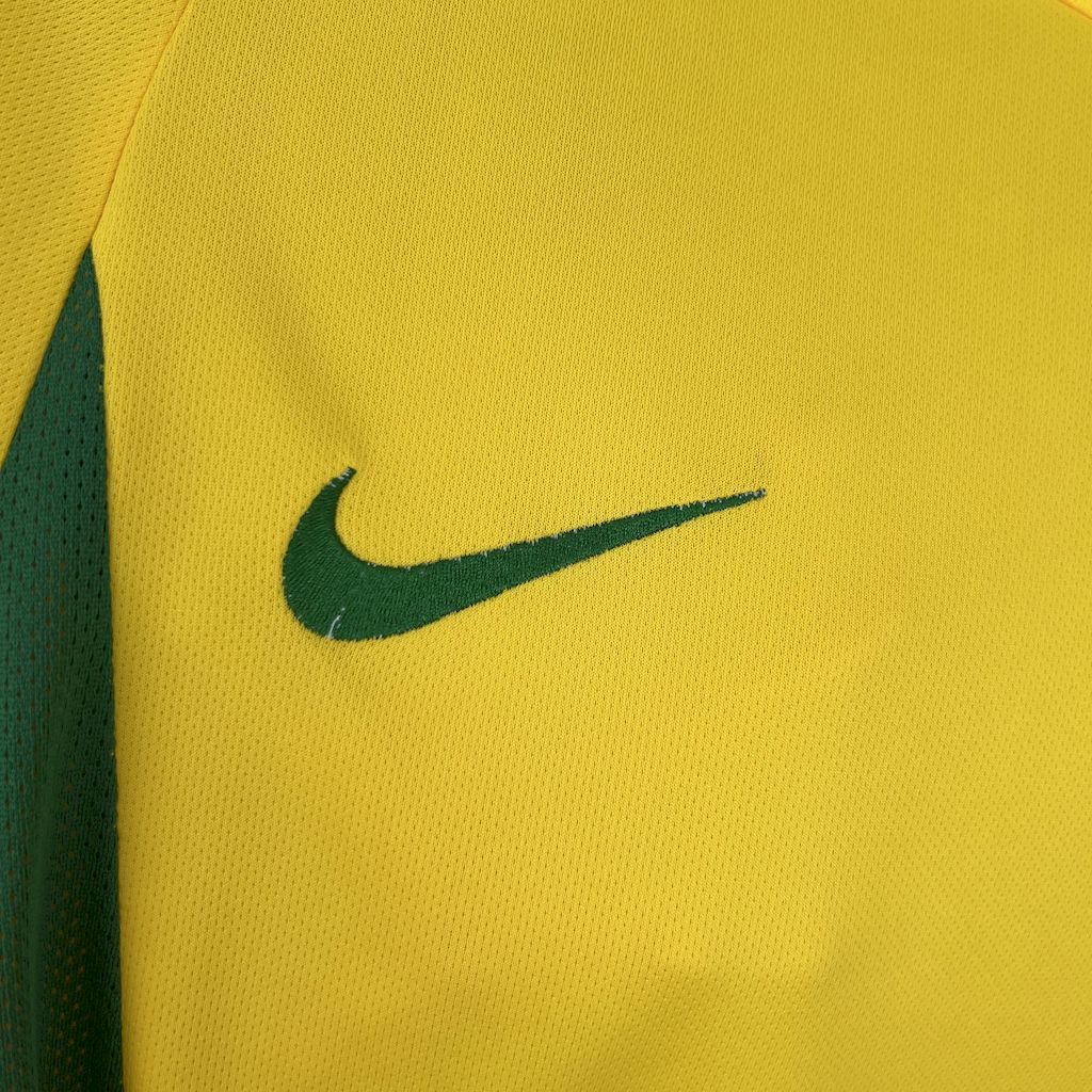 Camisa Retrô Seleção Brasil 2002/02 Home