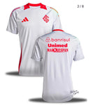 Camisa Adidas Internacional Treino 2025 Cinza (Com patrocinadores)