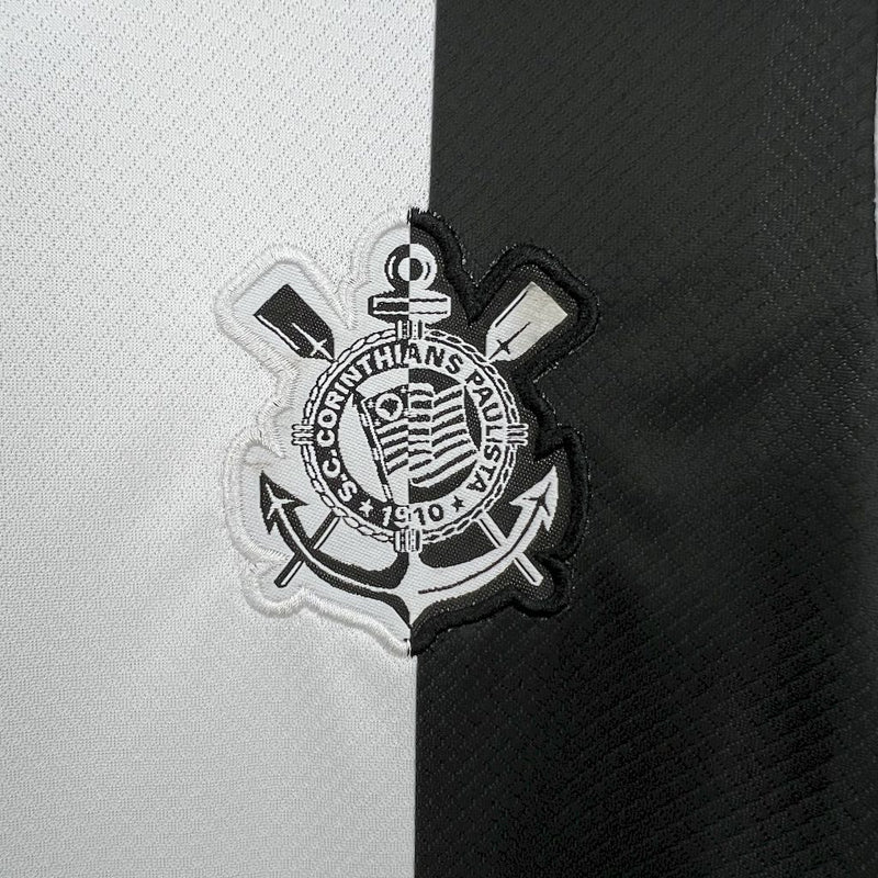 Kids Corinthians 24/25 Third - Preto e Branco