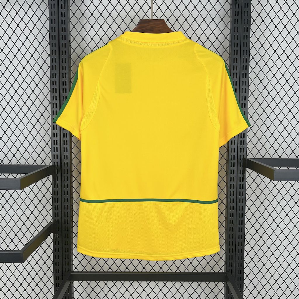 Camisa Retrô Seleção Brasil 2002/02 Home