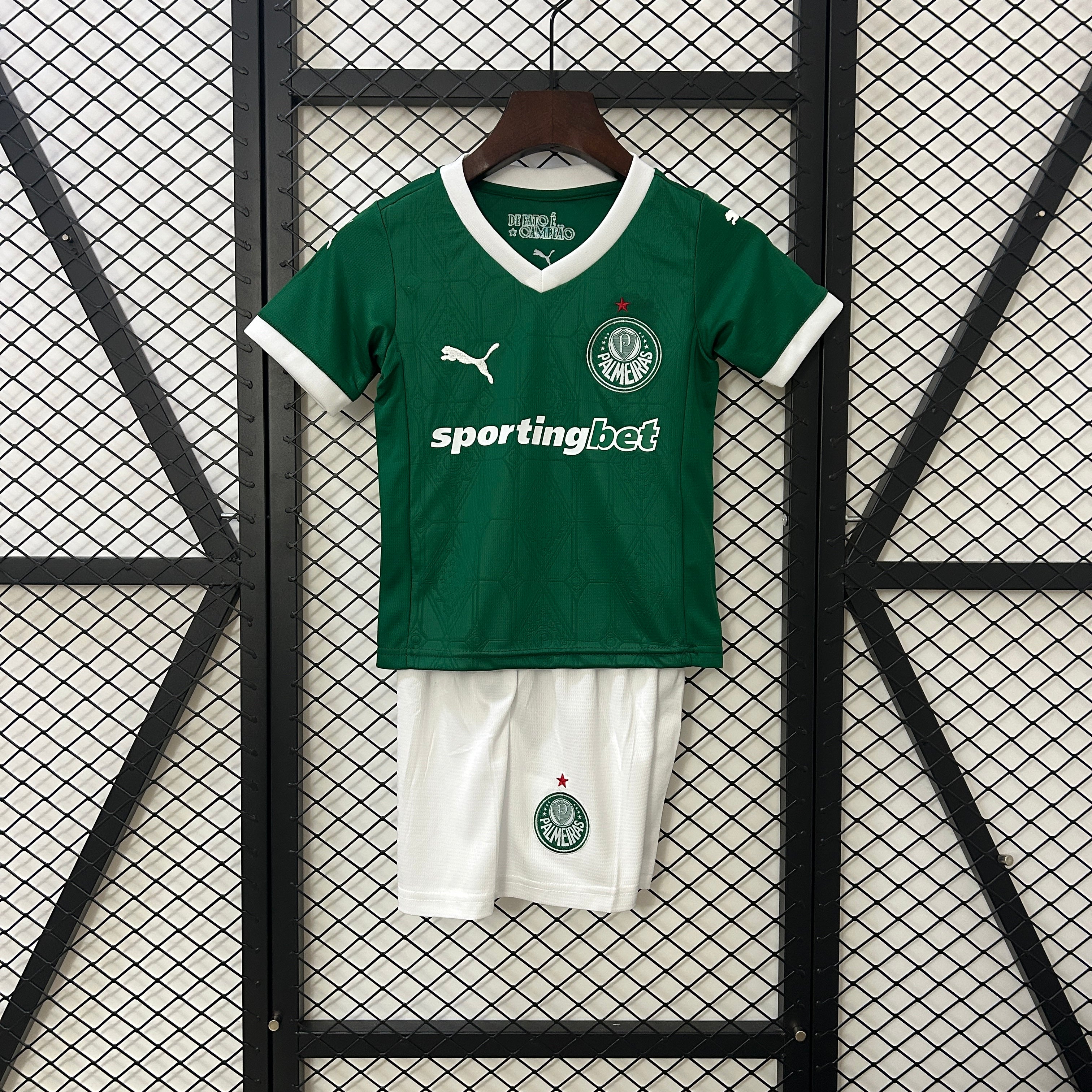 Kit Infantil Palmeiras 25/26 Home - Verde
