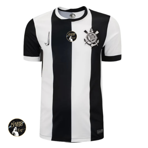 Camisa Corinthians Third 24/25 - Preta e Branca #Garro8