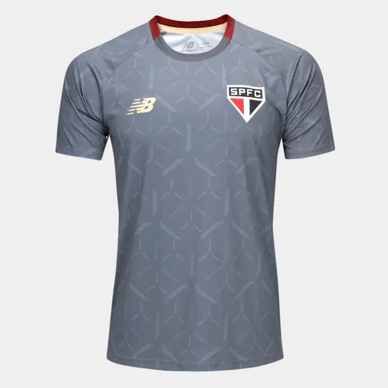 Camisa São Paulo Treino New Balance 2025 Cinza
