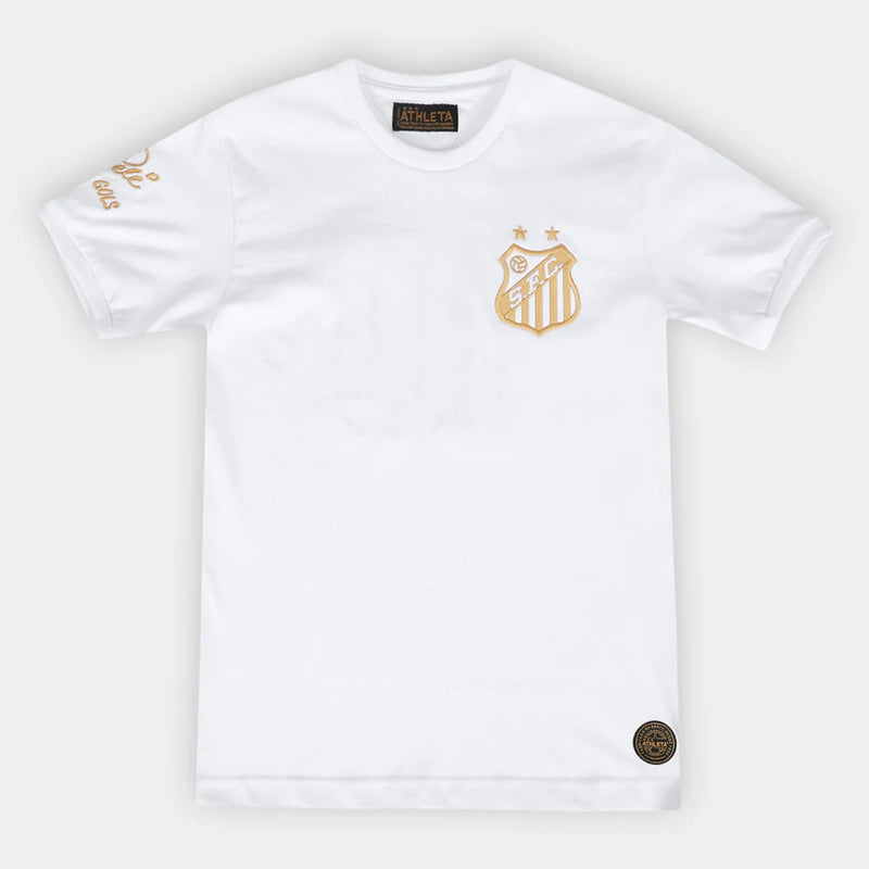 Camisa Comemorativa Santos 25/26 Pelé 1.000 Gols - Branco