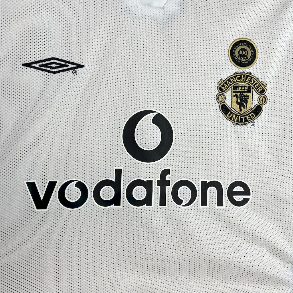 Camisa do Manchester United  Retrô 2001/02 Centenary Reversible