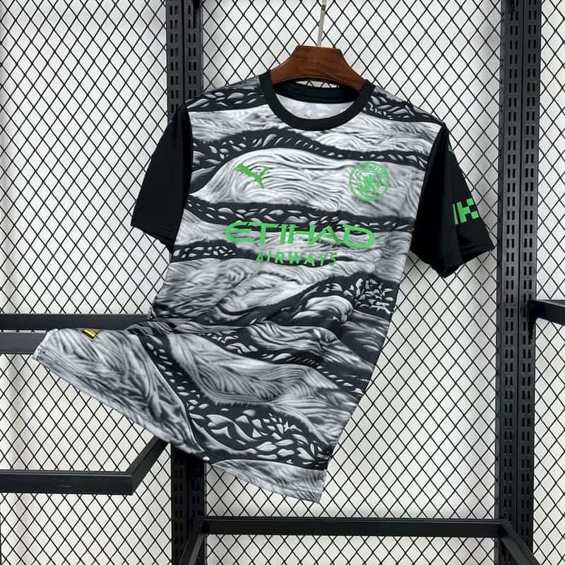 Manchester City 2025∕26 Black and gray concept version Jersey S-XXL(DB0B)