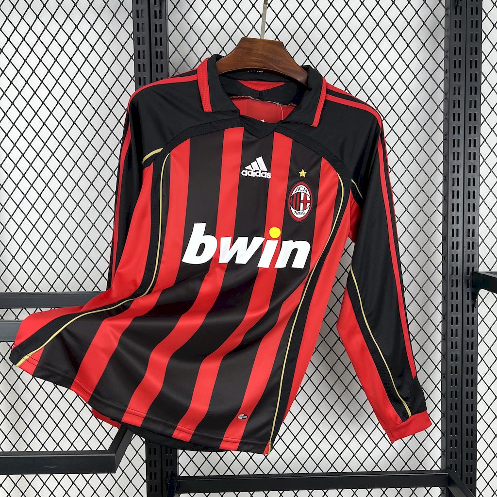 Camisa Milan Manga Longa l Retro 2006/07