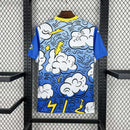 Manchester City 2025∕26 Concept version blue and white Jersey S-XXL(0050)