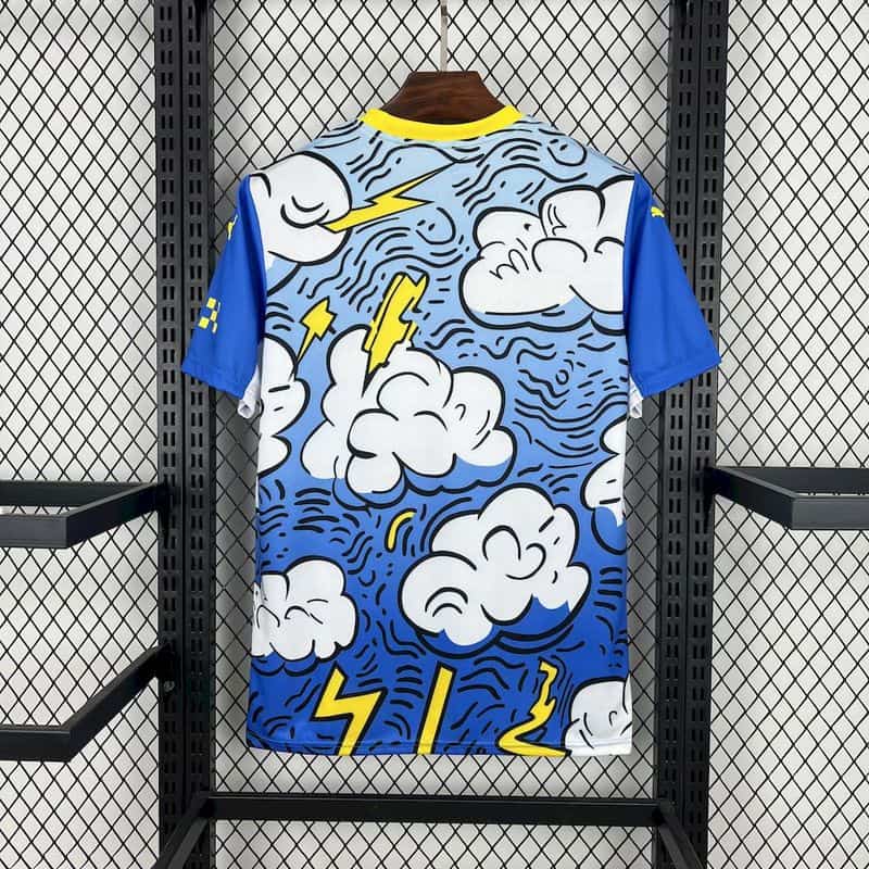 Manchester City 2025∕26 Concept version blue and white Jersey S-XXL(0050)