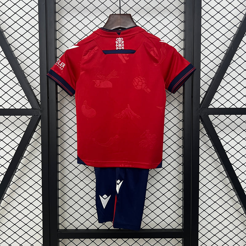 Conjunto Infantil Osasuna 24/25 Home