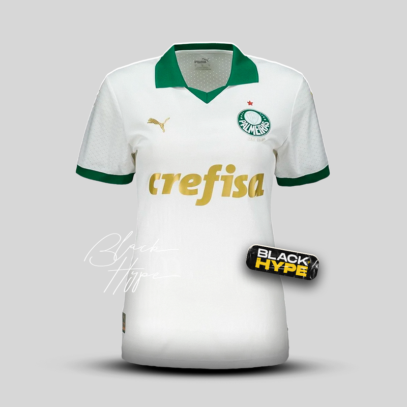 Camisa Feminina do Palmeiras Away 24/25  - Branca