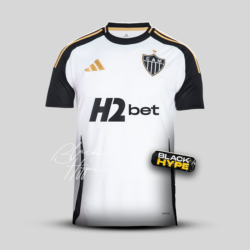 Camisa 2 Atlético MG 25/26 Branca Com Patrocinio Principal