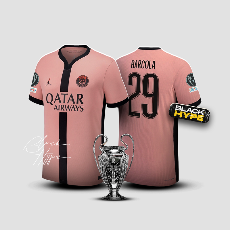 Camisa Barcola PSG 24/25 Third - Champions League