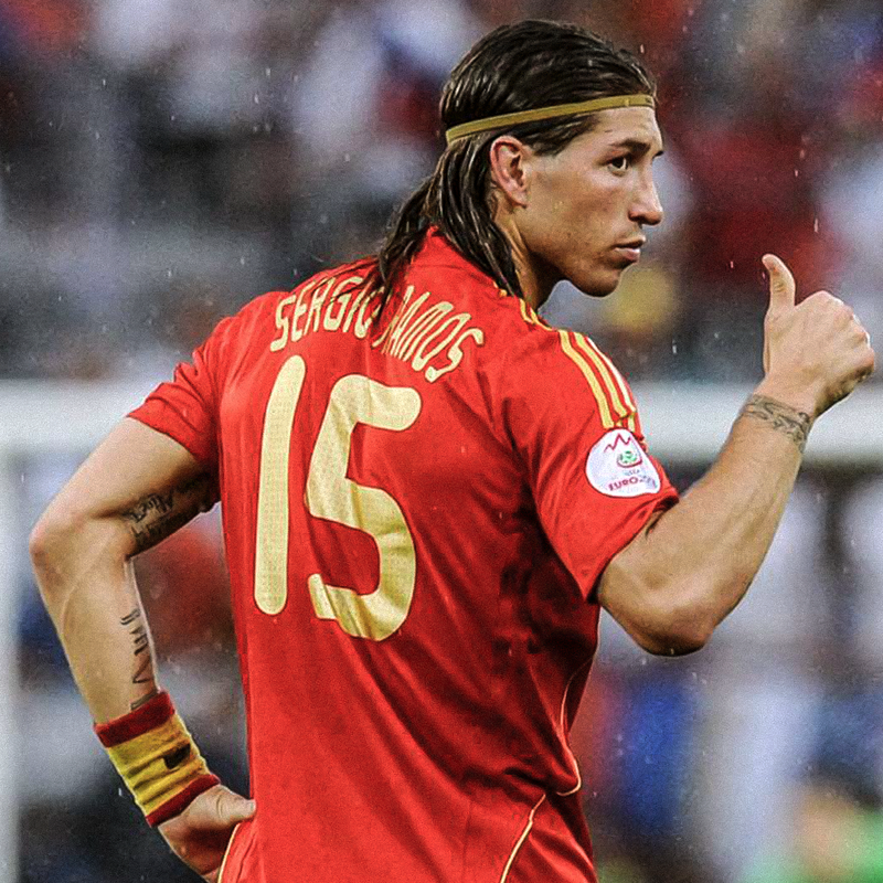 Camisa Sérgio Ramos Espanha 2010 Legend