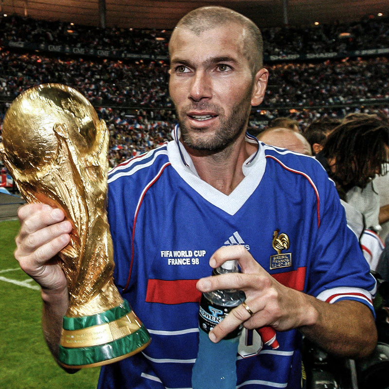 Camisa Zidane França 1998 Legend