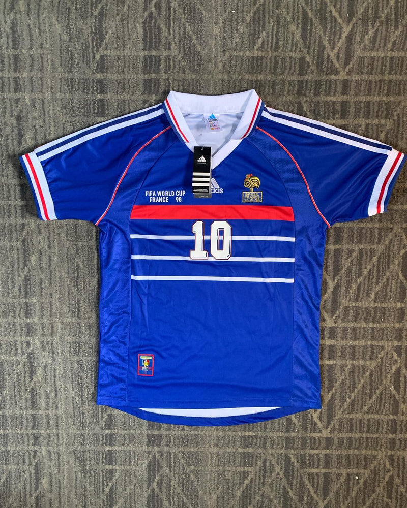 Camisa Zidane França 1998 Legend
