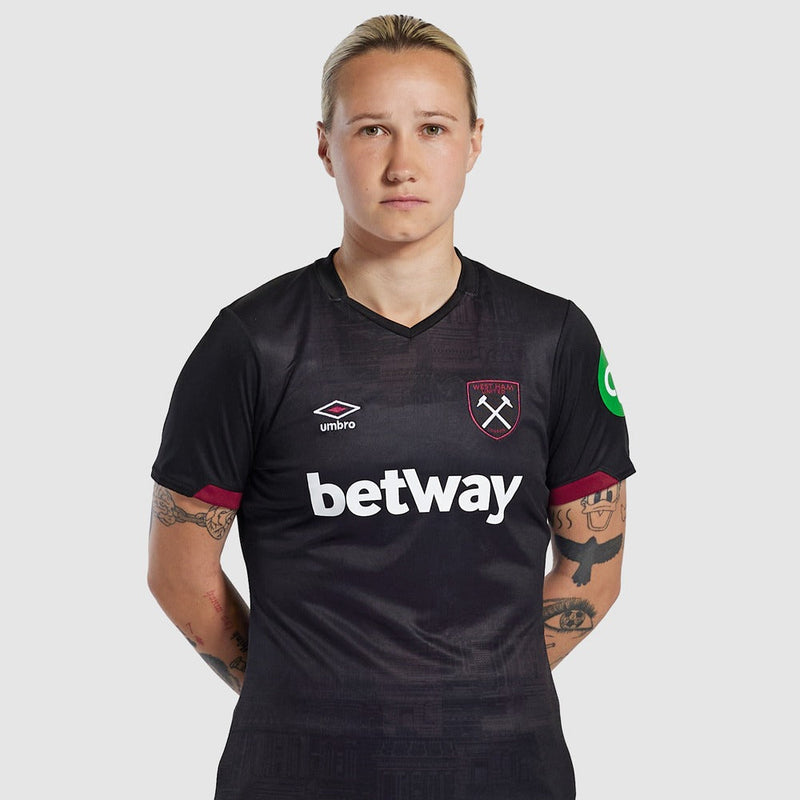 Camisa West Ham Feminino 24/25 Away