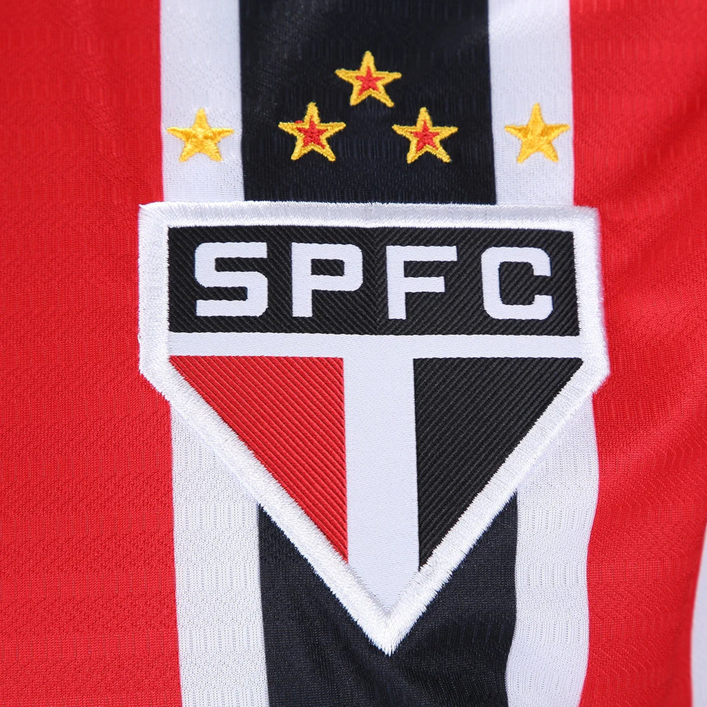 Camisa São Paulo Away 24/25 New Balance - Vermelha e preta