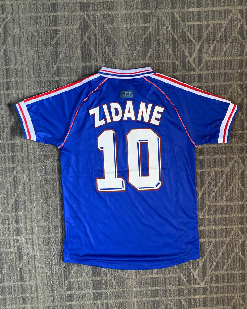 Camisa Zidane França 1998 Legend