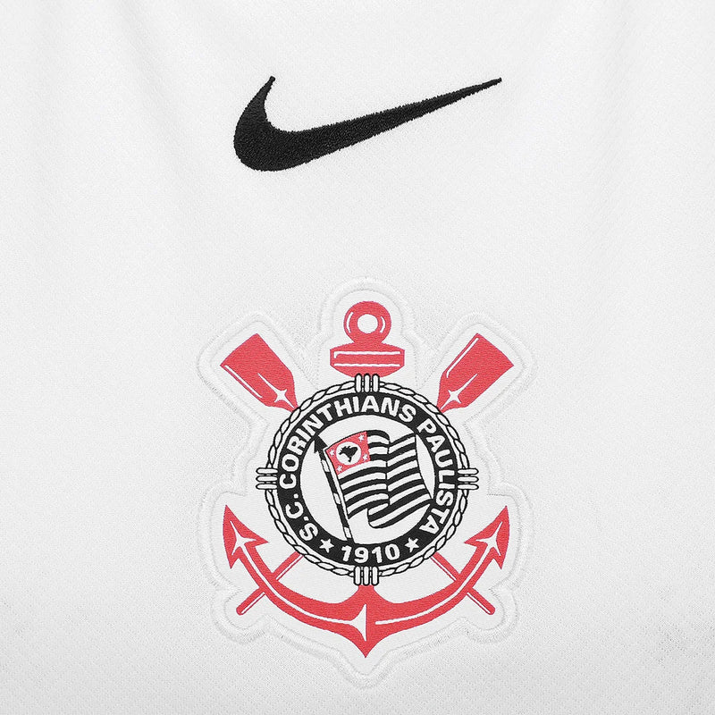Camisa Corinthians Feminina Home 25/26 - Branca