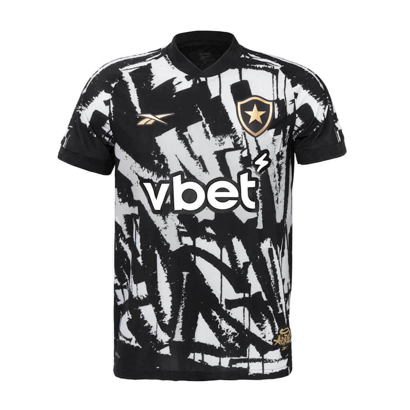 Camisa Botafogo 4th 25/26 - Preta e Branca