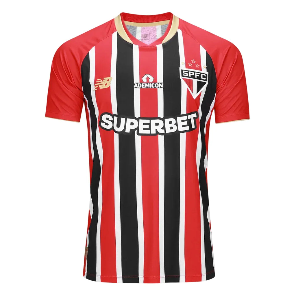 Camisa São Paulo FC Away 25/26 - Vermelha e Branca