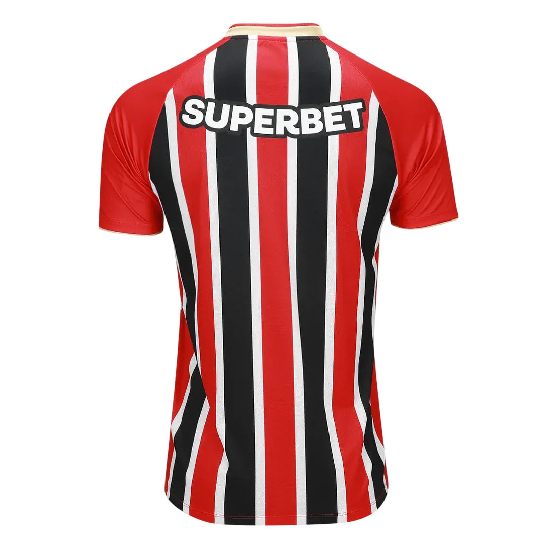 Camisa São Paulo FC Away 25/26 - Vermelha e Branca