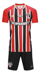 Conjunto Infantil Tricolor II 25/26 - Vermellho e Preto