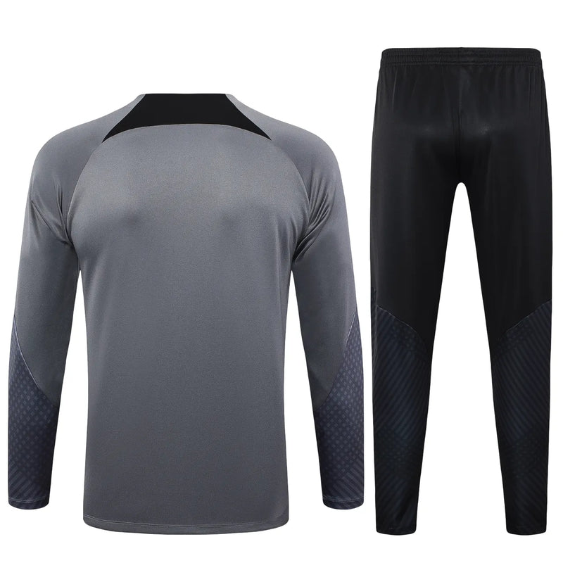 Conjunto Agasalho Treino Corinthians 24/25 - Cinza