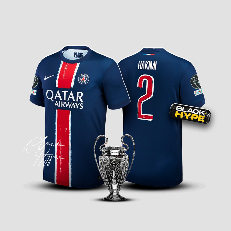Camisa Hakimi PSG 24/25 Home - Champions League