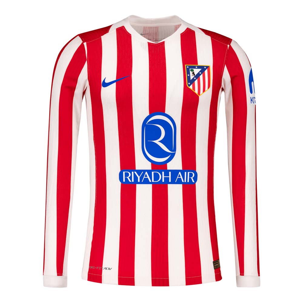 Camisa 25∕26 Atletico de Madrid Long sleeve Home