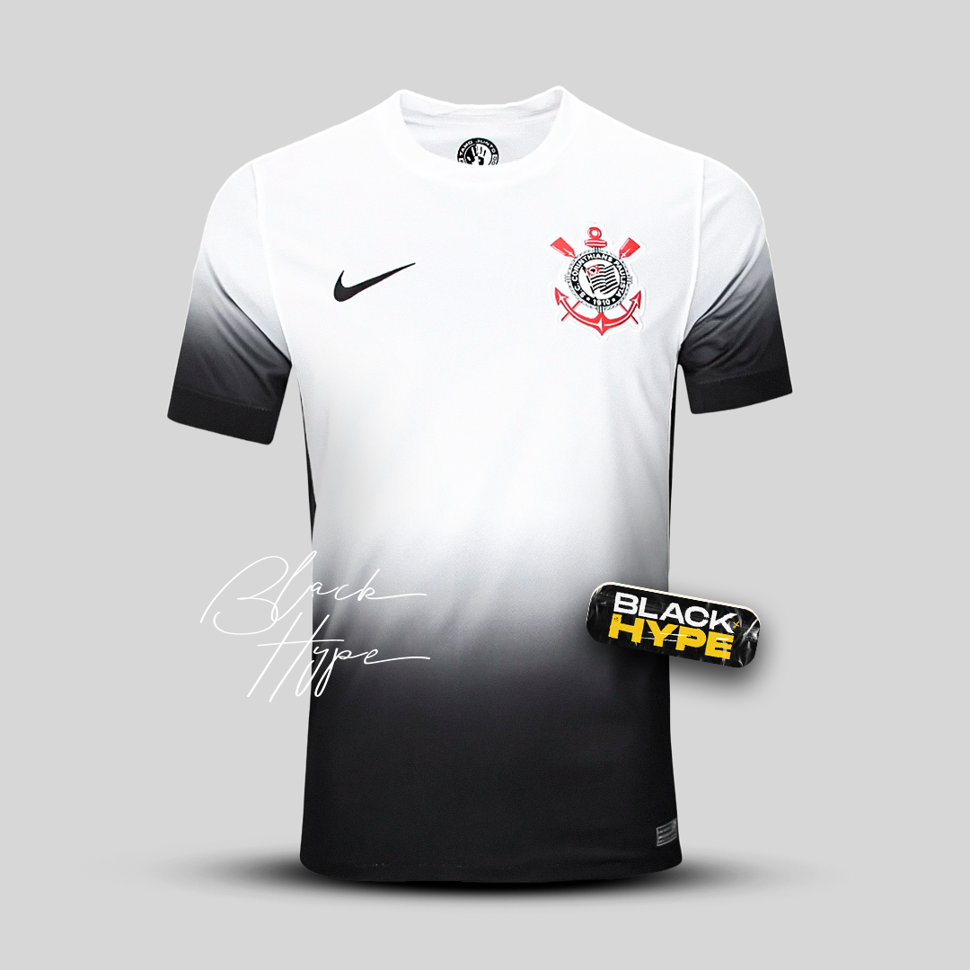 Camisa do Corinthians I 24/25 - Preto e Branco