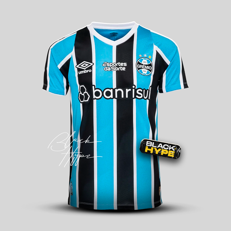 Camisa Gremio Titular 24/25 - Preto e Azul