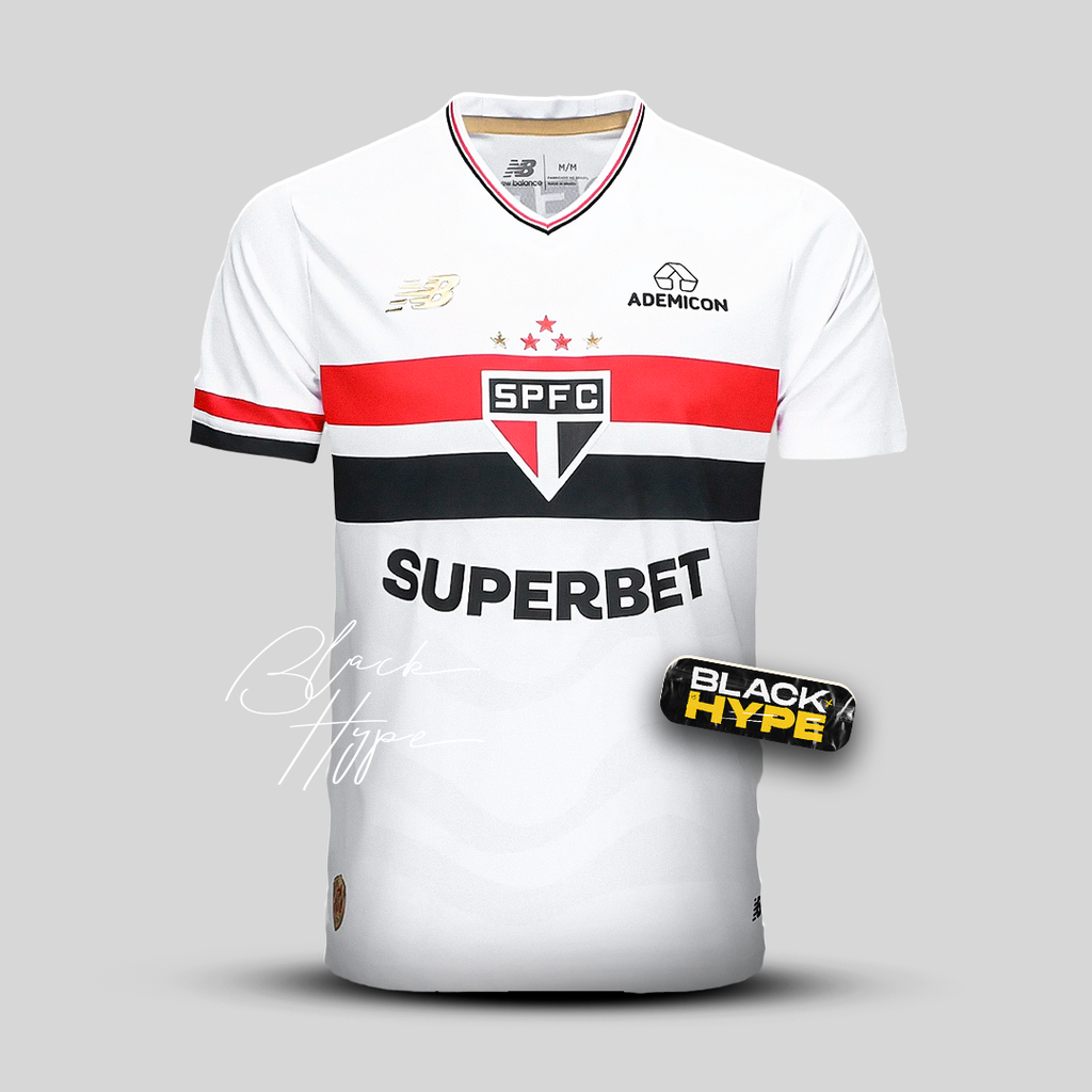Camisa Tricolor Home 25/26 - Branca