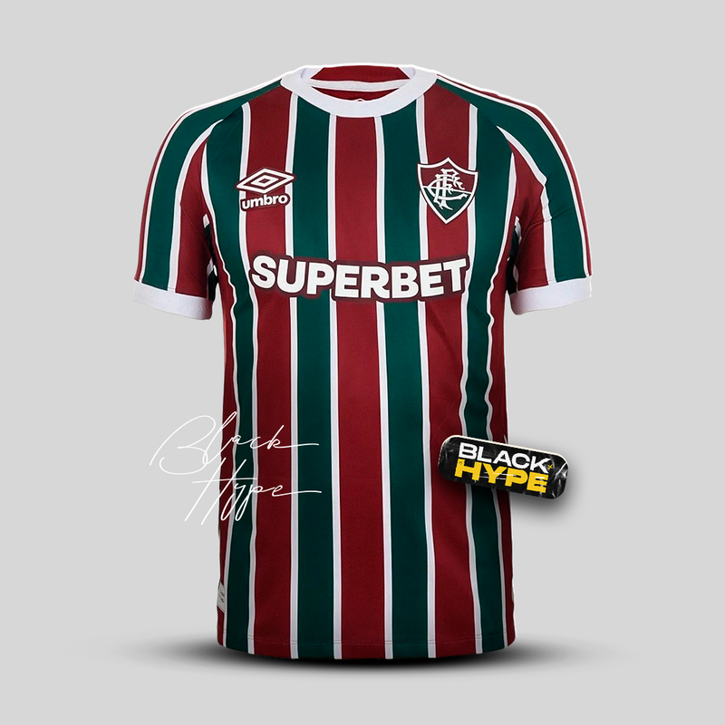Camisa Fluminense Home 25/26 - Vinho e Verde