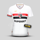 Camisa Tricolor Feminina Home 25/26 - Branca