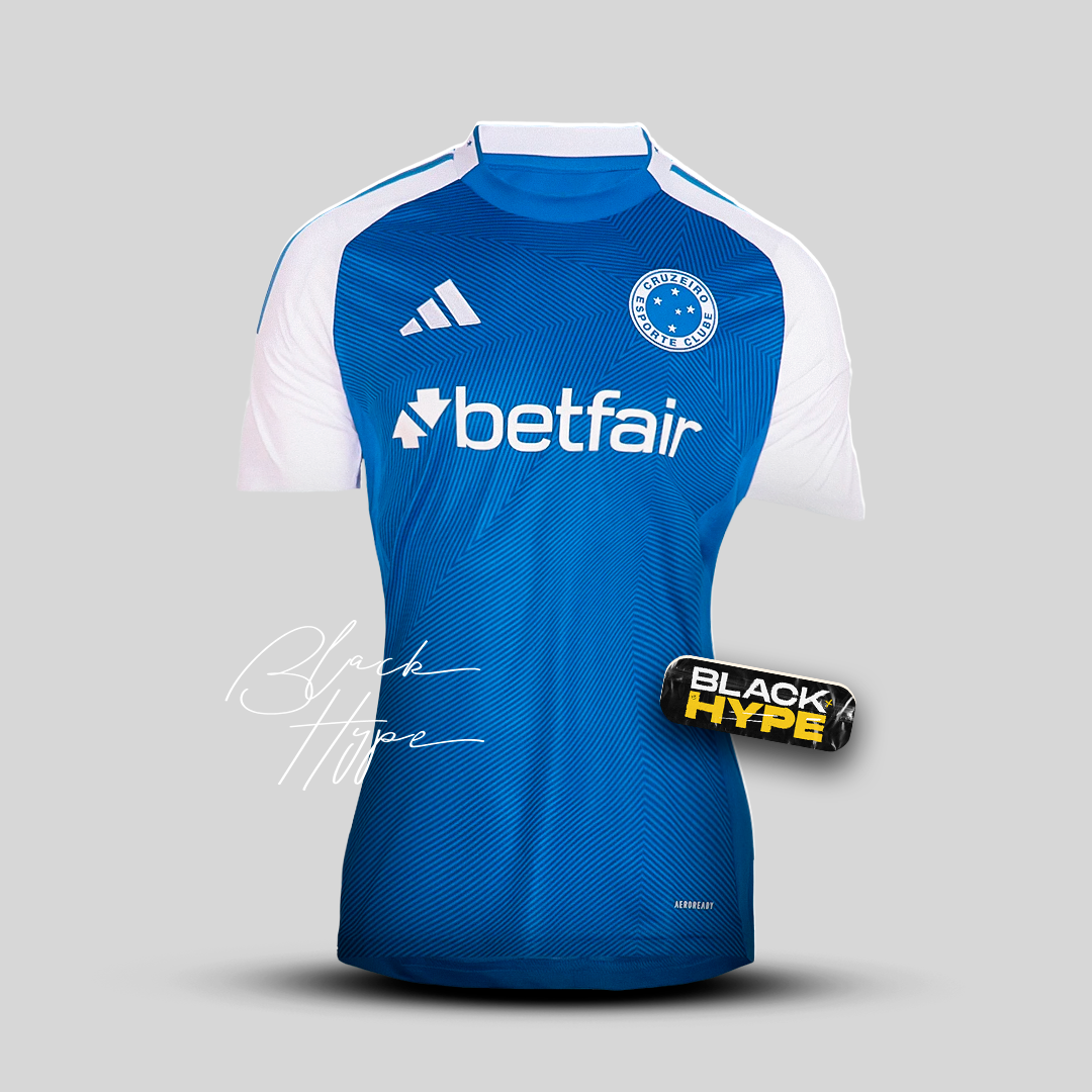 Camisa Cruzeiro I 25/26 Adidas - Azul - (Feminina)