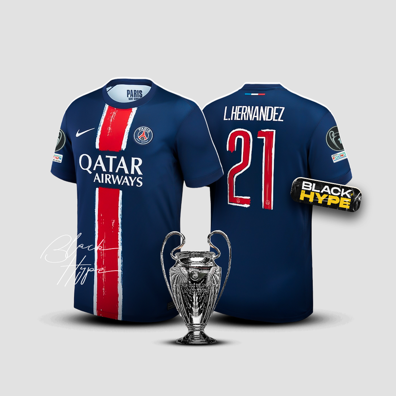 Camisa Lucas Hernandez PSG 24/25 Home - Champions League