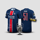 Camisa Pacho PSG 24/25 Home - Champions League