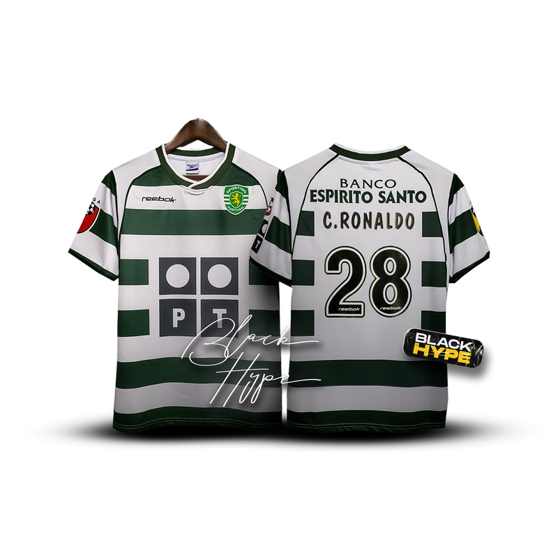 Camisa Cristiano Ronaldo Sporting 2002 Legend