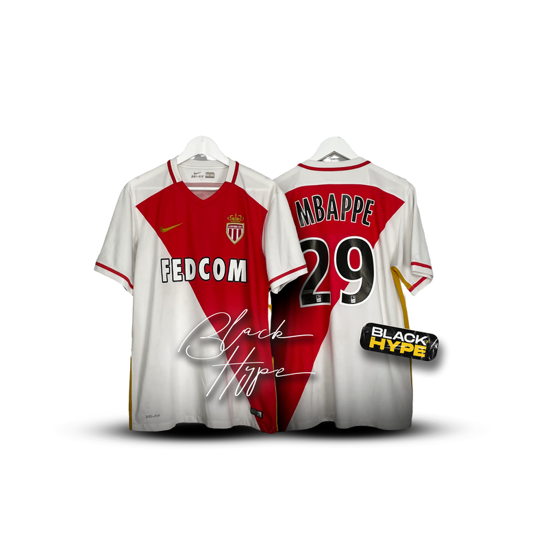 Camisa Mbappé Monaco 16-17 Legend