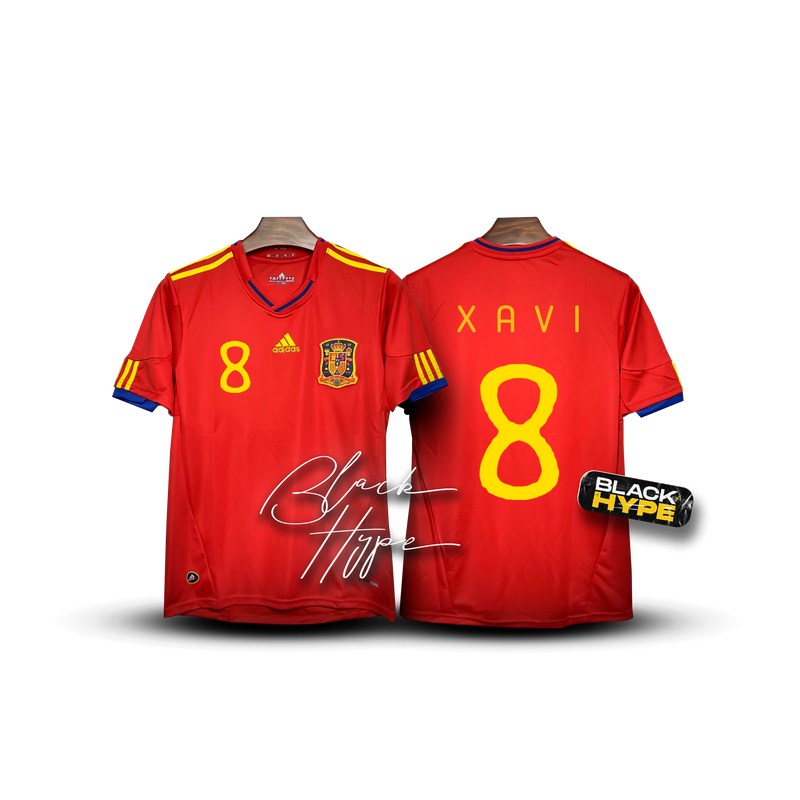 Camisa Xavi Espanha 2010 Legend