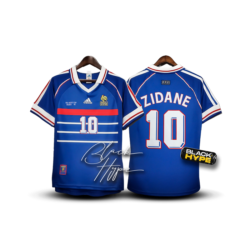 Camisa Zidane França 1998 Legend