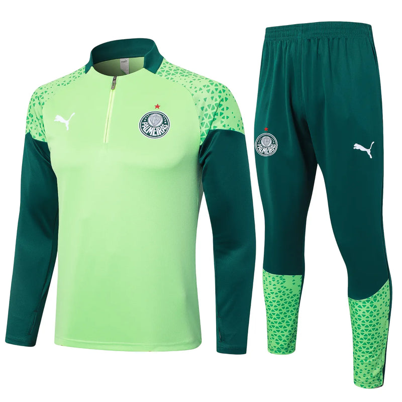 Conjunto Agasalho Treino Palmeiras 24/25 - Verde Claro