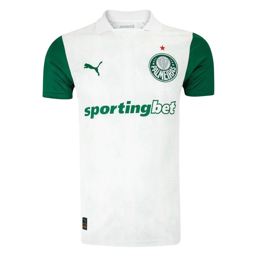 Camisa Palmeiras Away 25/26 Jogador - Branca #Estêvão41