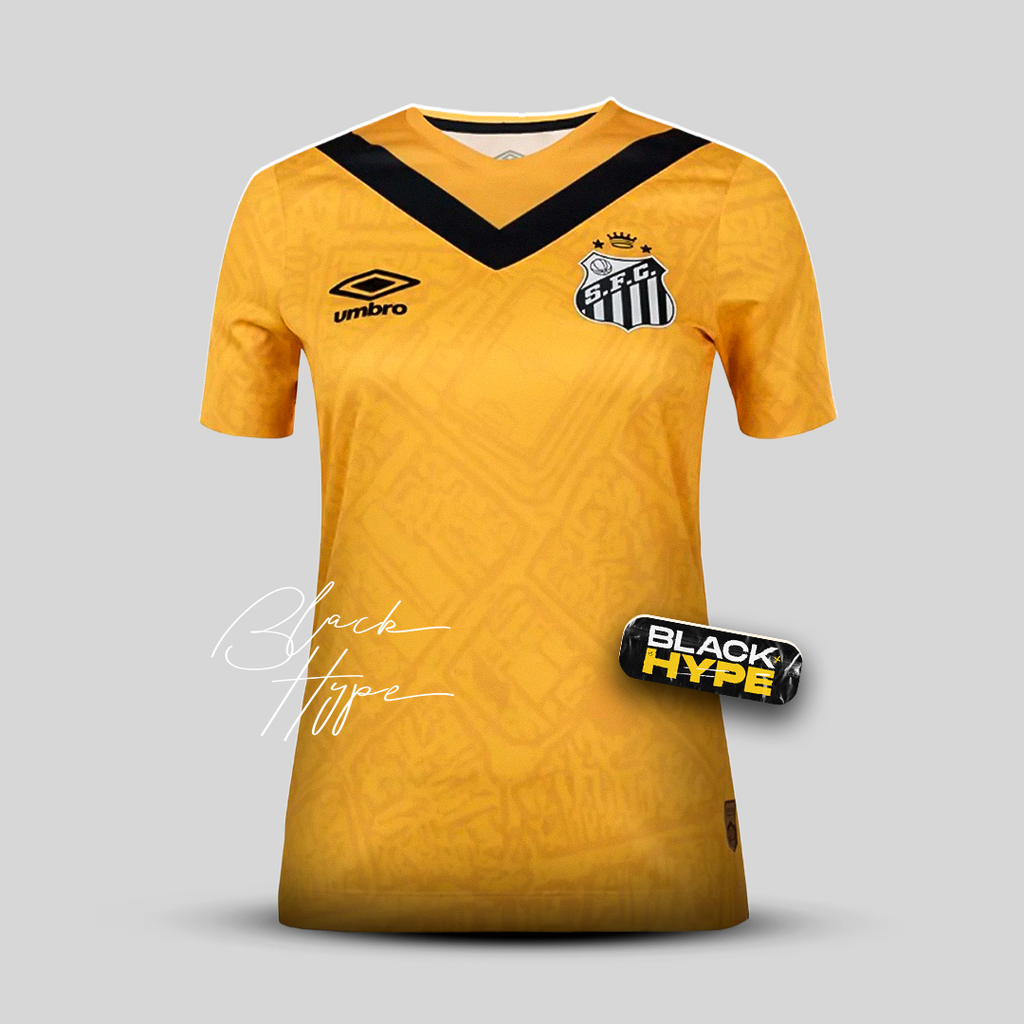 Camisa Santos Feminina Third 24/25 - Amarela