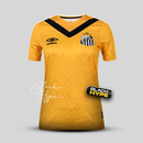 Camisa Santos Feminina Third 24/25 - Amarela