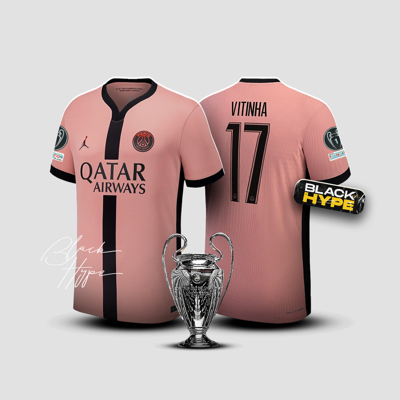 Camisa Vitinha PSG 24/25 Third - Champions League