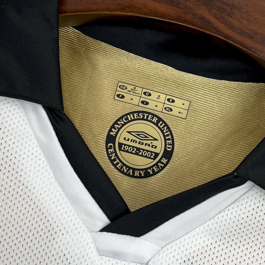 Camisa do Manchester United  Retrô 2001/02 Centenary Reversible