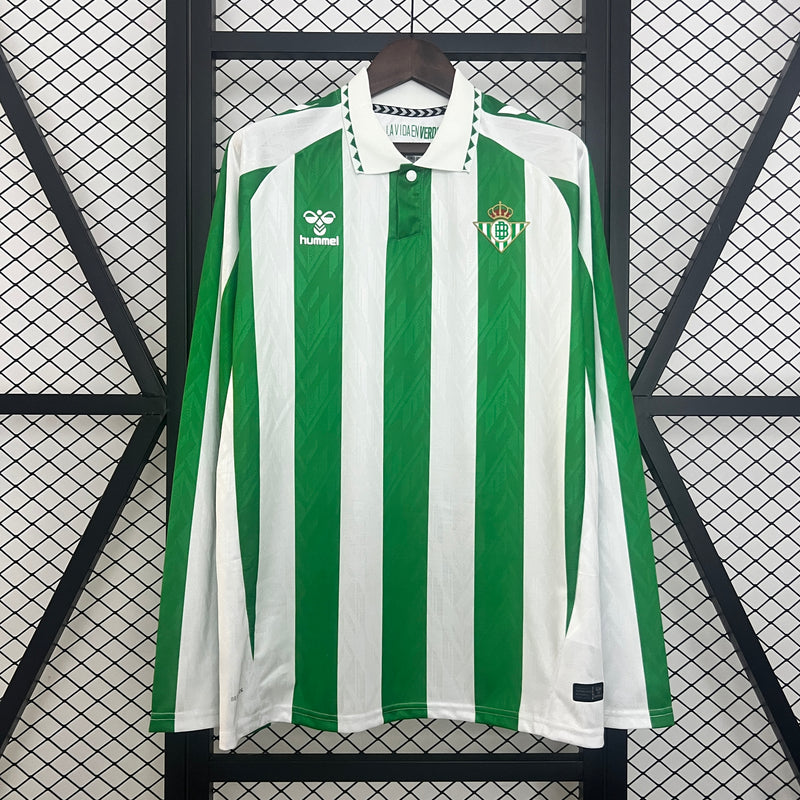 Camisa Manga Longa Real Betis 24∕25 Home
